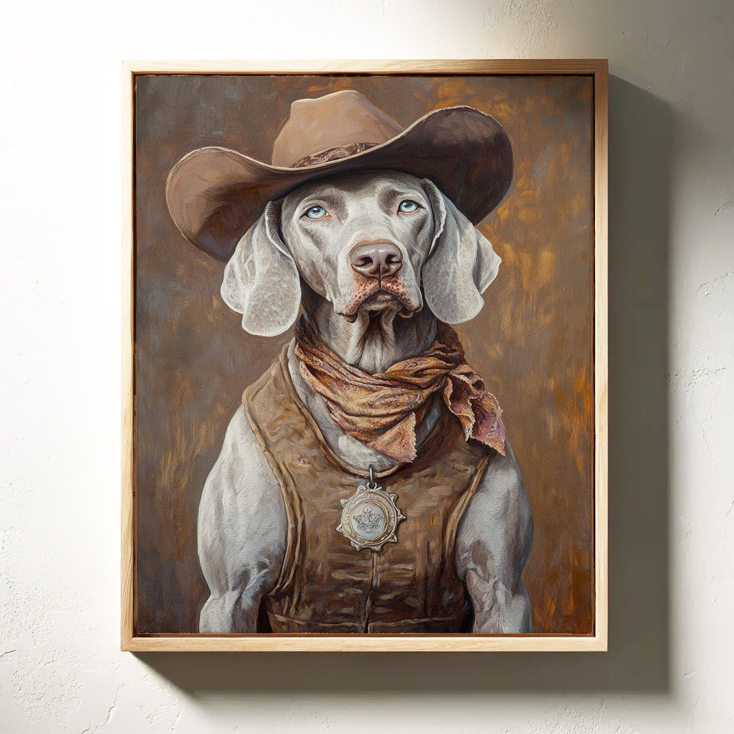 Weimaraner shérif adjoint du désert