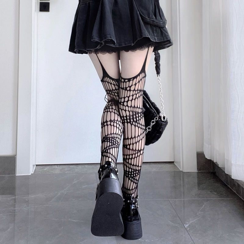 Lady's Irregular Over-the-Knee Garter Stockings