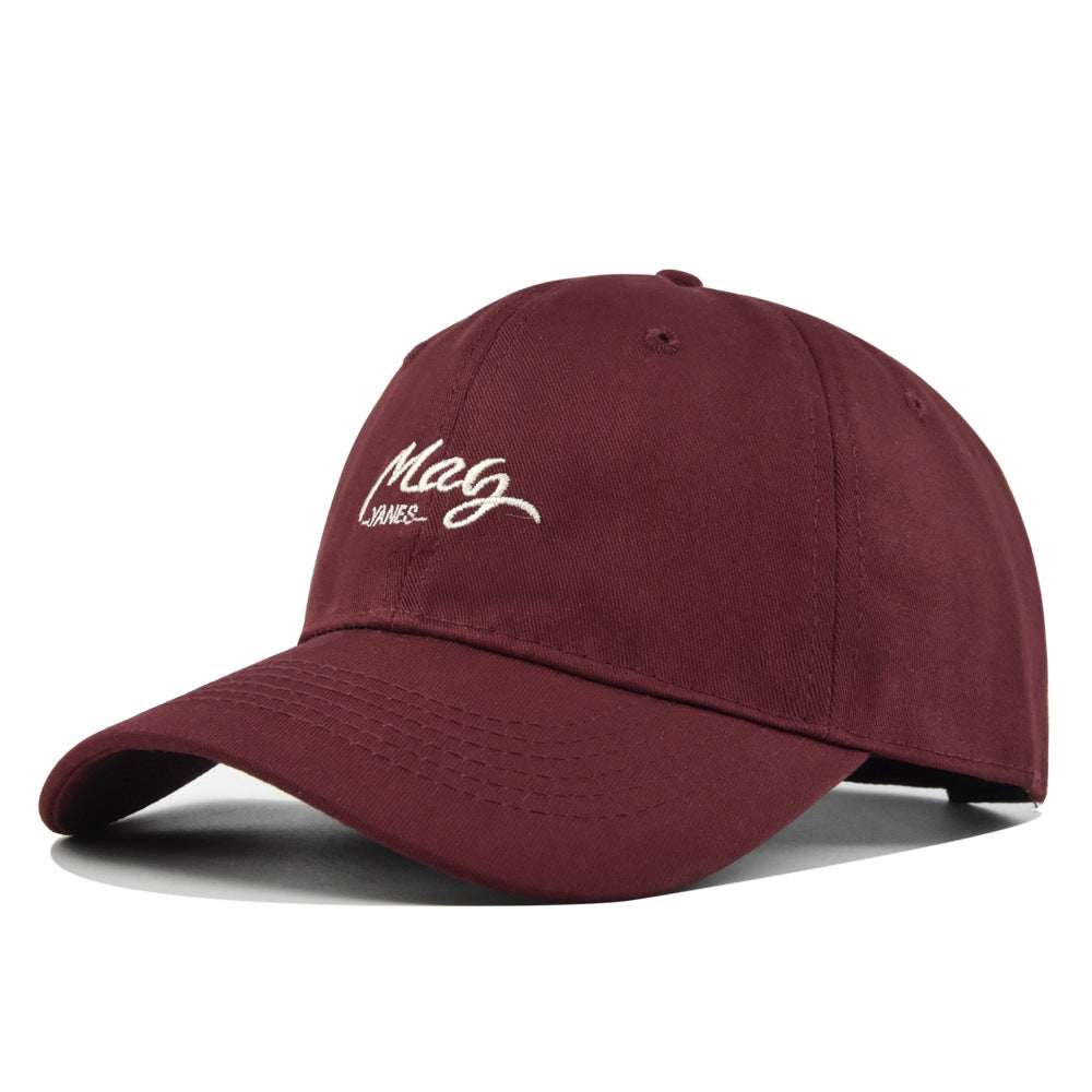 Men's And Women's Identical Solid-color Embroidered Letter May Fashion Casual Baseball Cap, Suitable For Outdoor Outings, Mountain Climbing, Fishing, And Daily Commuting.
