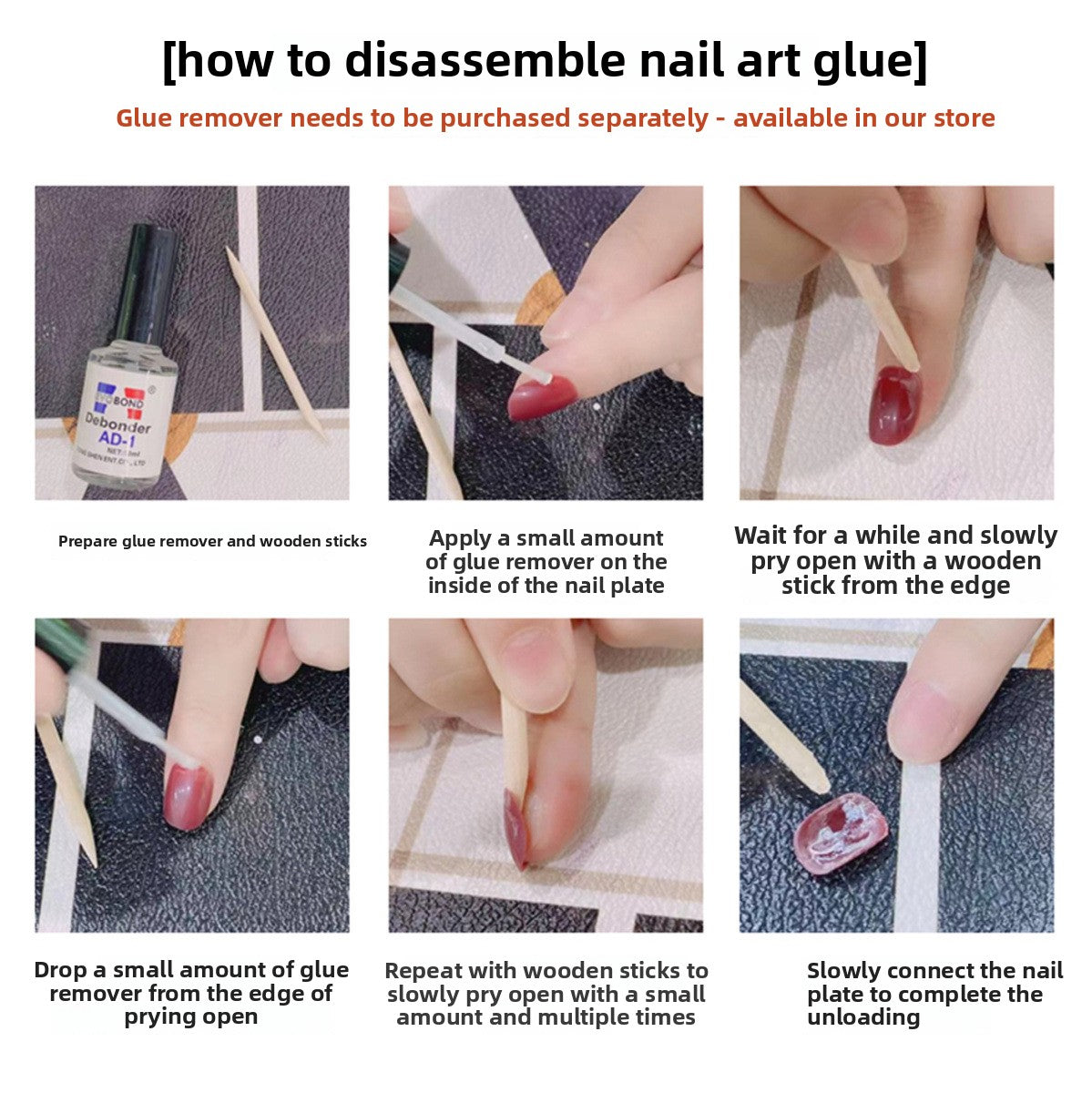 0979- Handmade press on nails fake nails removable