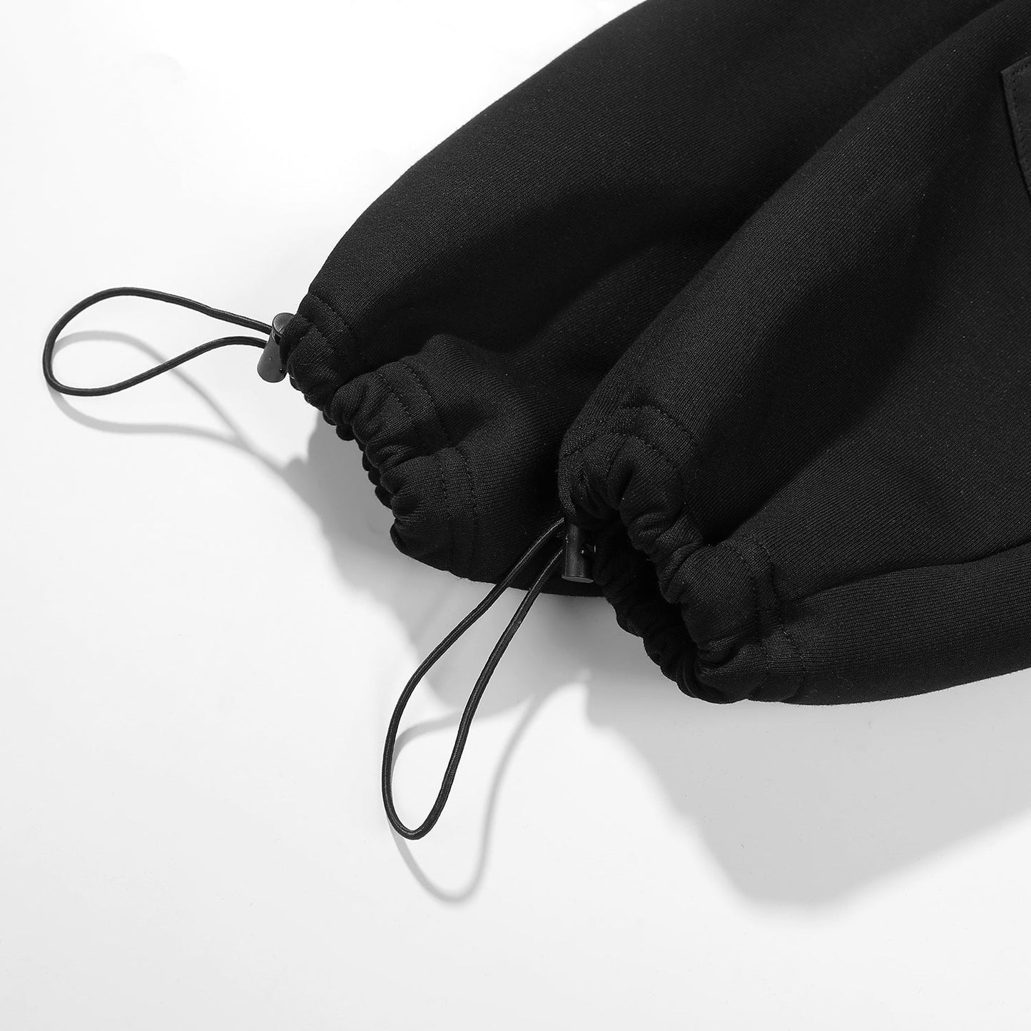 Sweat à capuche utilitaire noir HiH33