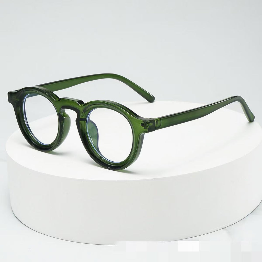 Round-frame High-definition Blue-light-blocking Plain Glasses