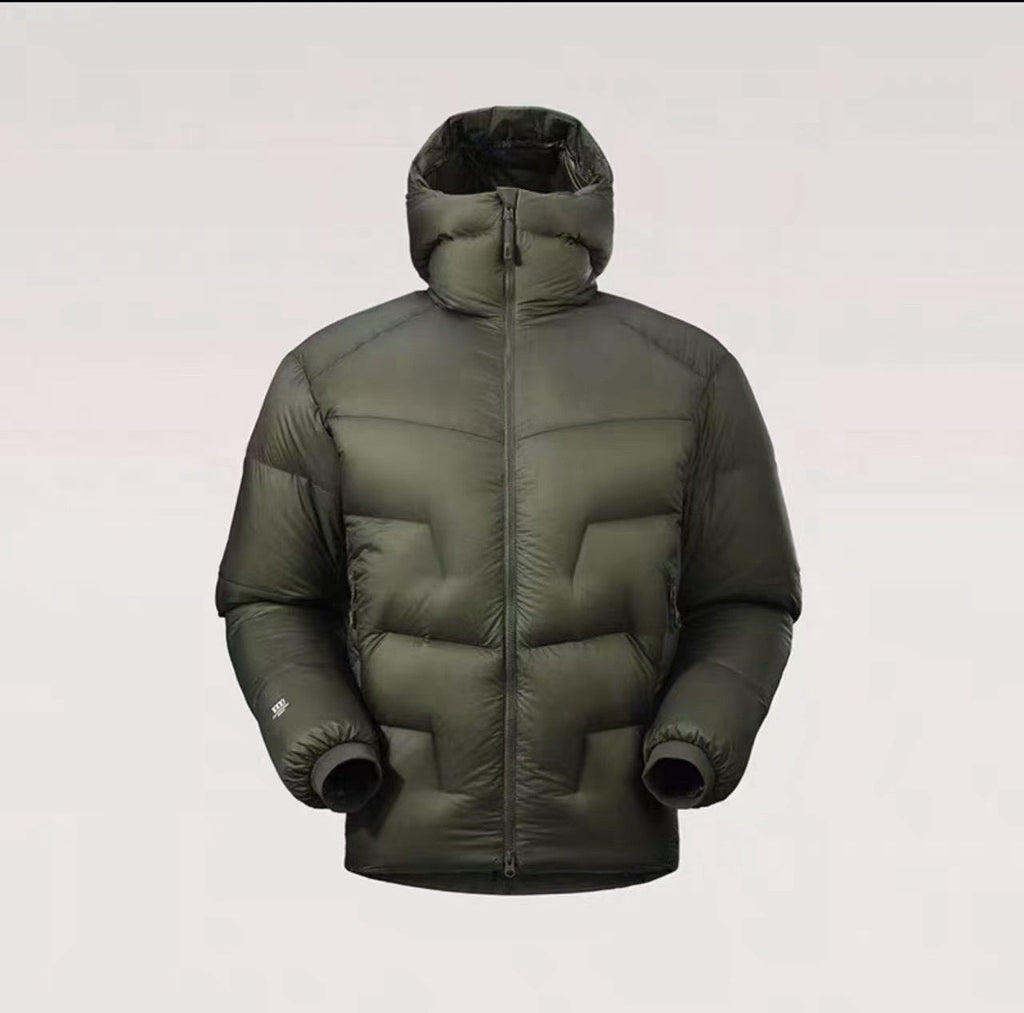 Ultra-Soft White Duck Down Short Puffer Jacket
