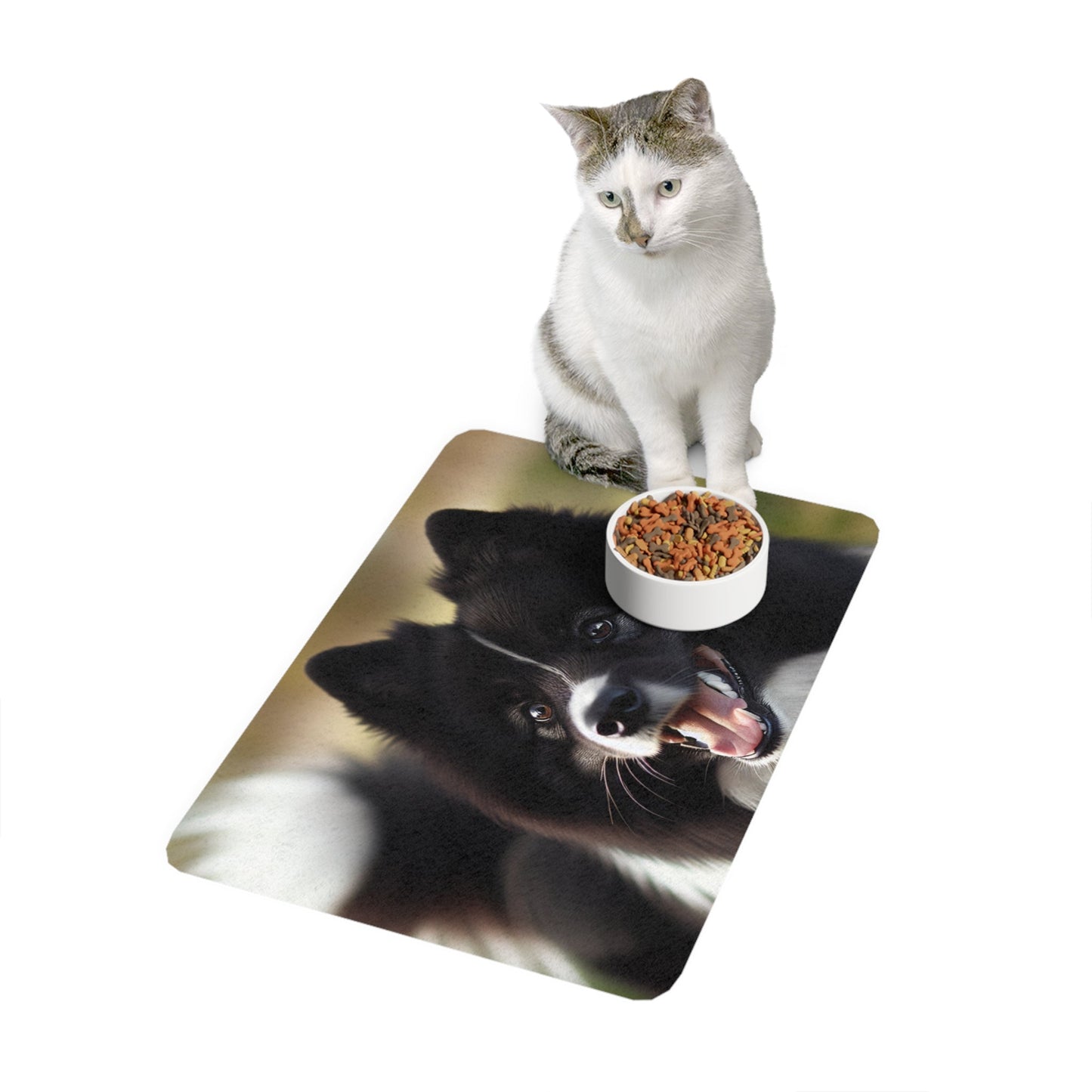 Tapis antidérapant pour animaux de compagnie – Tapis d'alimentation étanche pour chiens