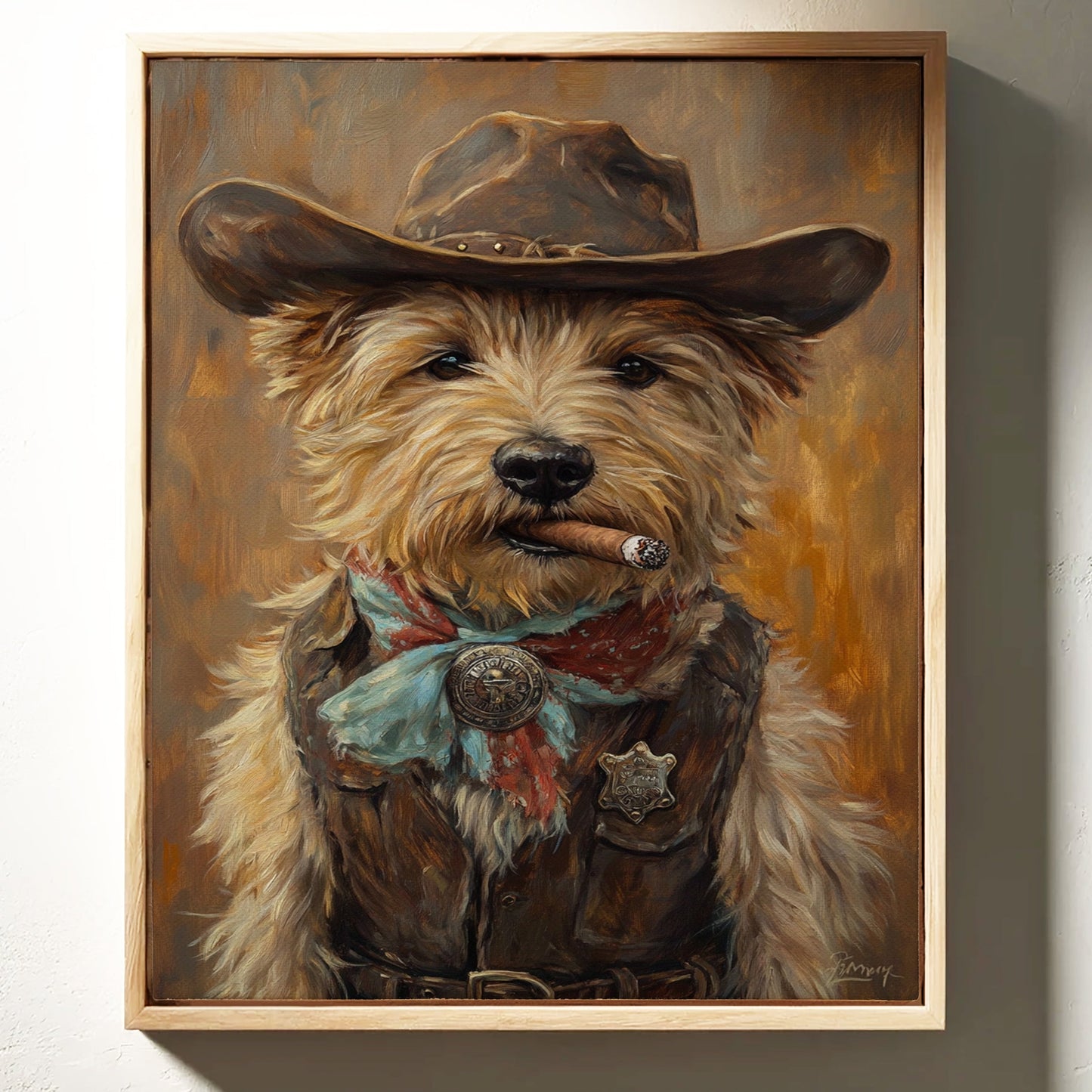 Wheaten Terrier Wild-West-Deputy