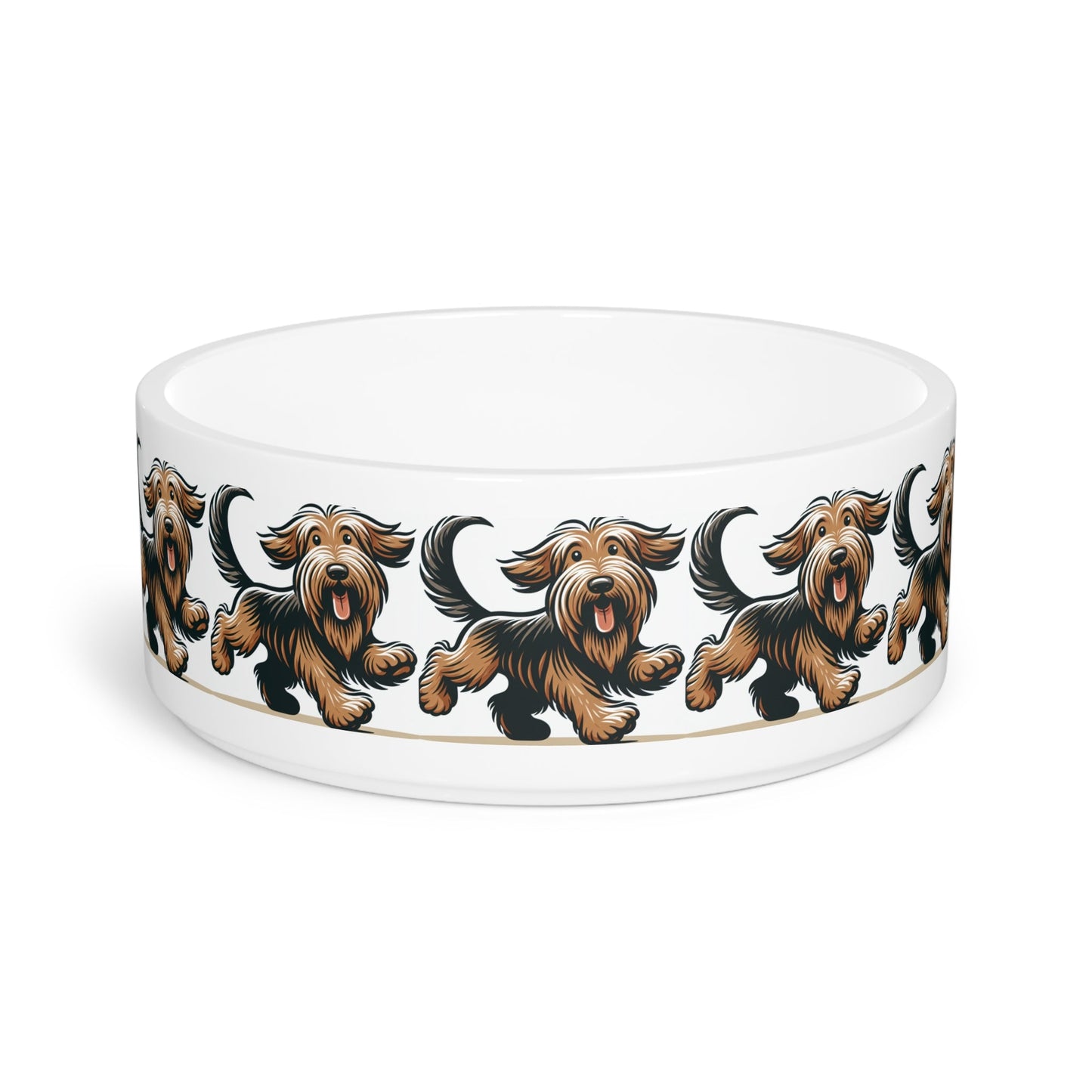 Ceramic Pet Bowl – 16 oz Dog Feeding Bowl