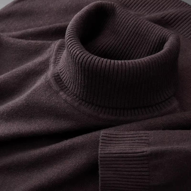 Skin-friendly Casual Warm Turtleneck Sweater For Men