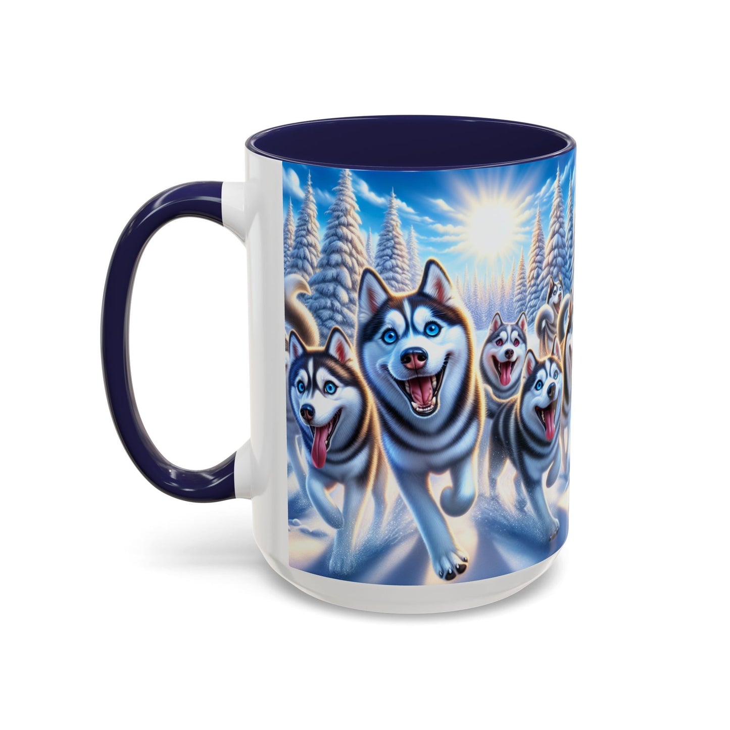 Keramiktasse mit Hunderassen-Motiv – 11 oz & 15 oz