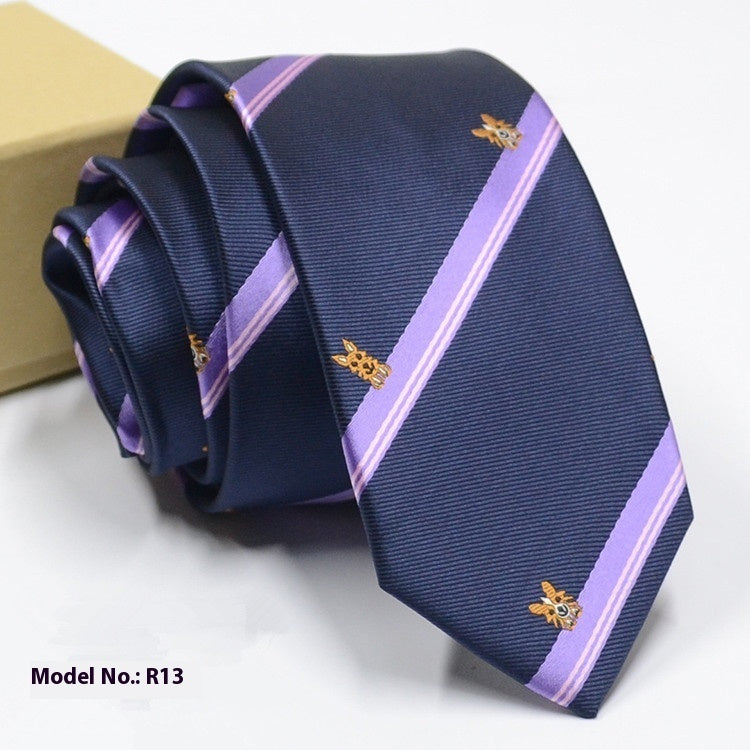 Fashion Exquisite Jacquard Tie Wedding Groom