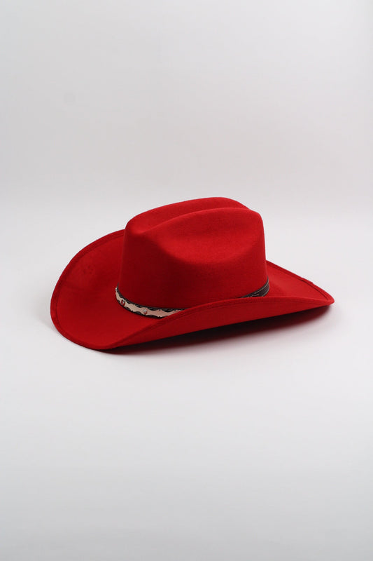 Chapeau de cowboy Durango - Rouge Baiser