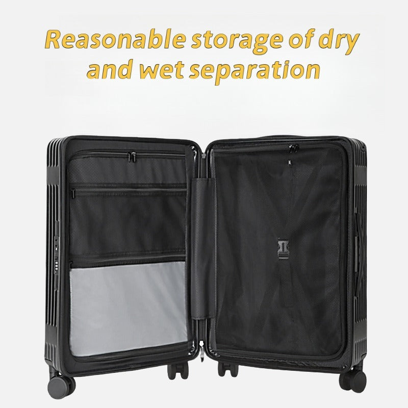 New Fashionable 16 Inch Luggage Case With TSA Customs Lock, 360 Universal Wheel Pull Rod Box, Luggage Universal Wheel Password Box