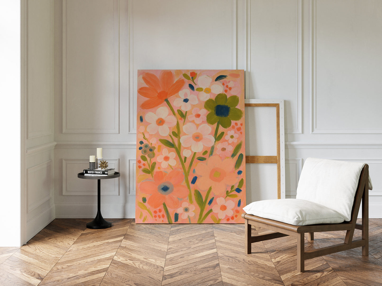 Jardin de fards en pleine floraison