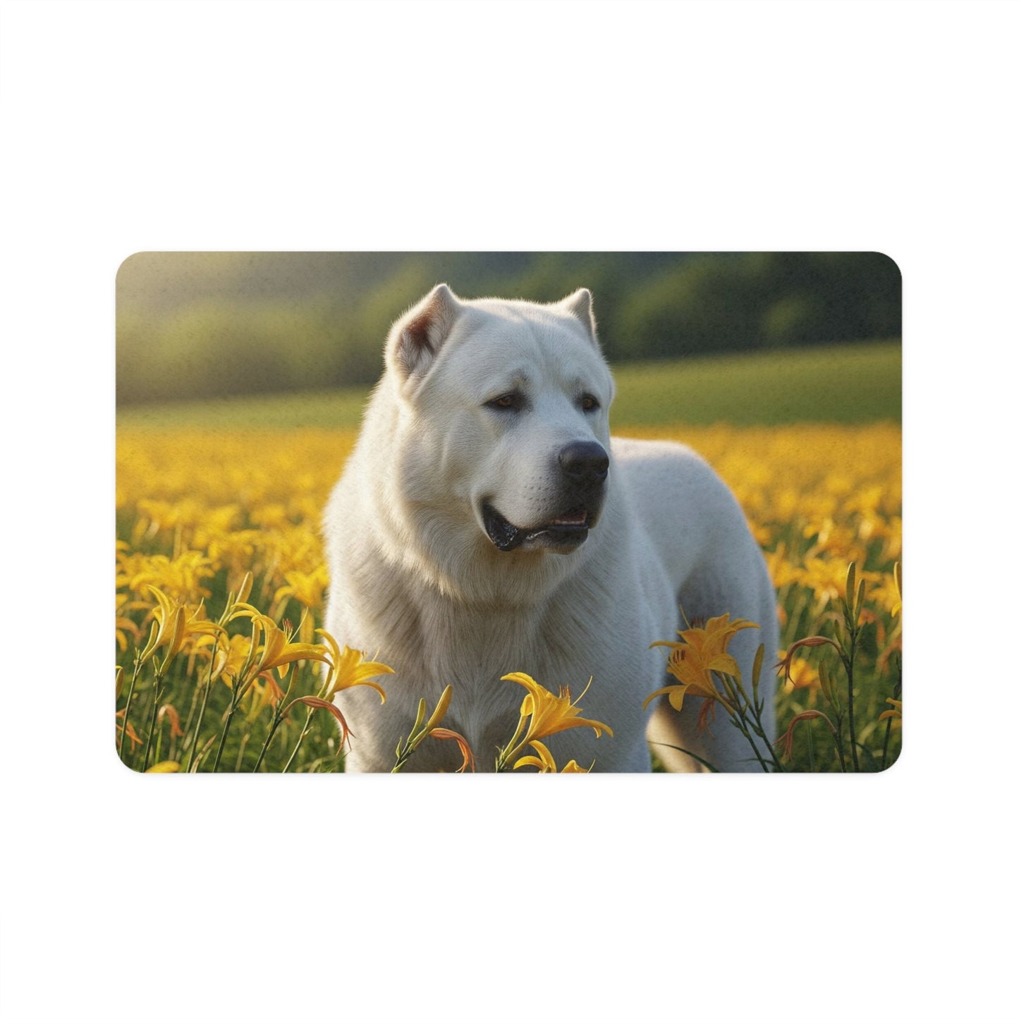 Tapis antidérapant pour animaux de compagnie – Tapis d'alimentation étanche pour chiens
