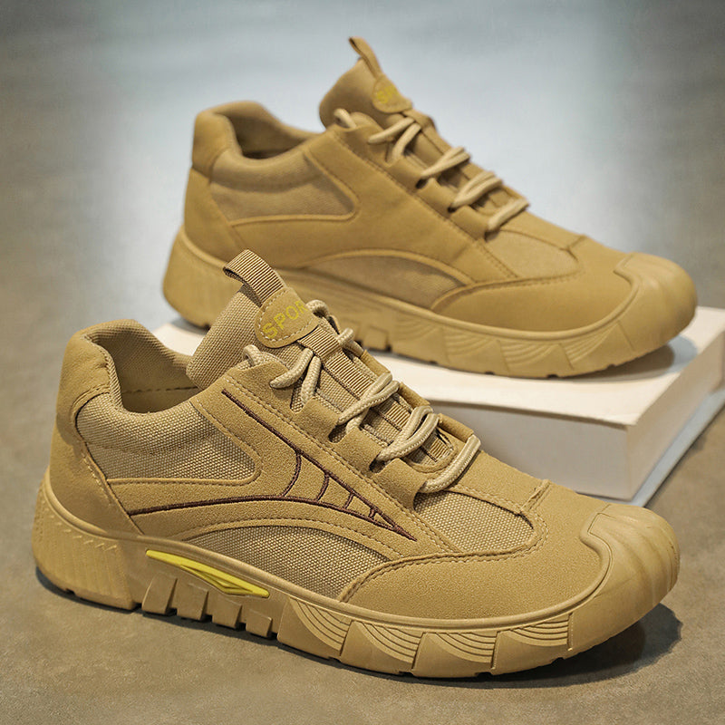 Men's Labor Safety Shoes, Autumn Trendy Casual Shoes, Lightweight Versatile Sneakers, Low-top Work Sports Shoes