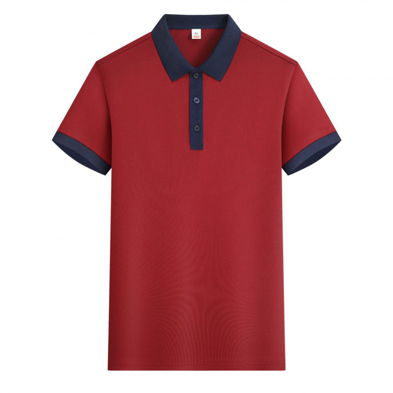 Business Summer Ice Silk Short-Sleeve T-Shirt