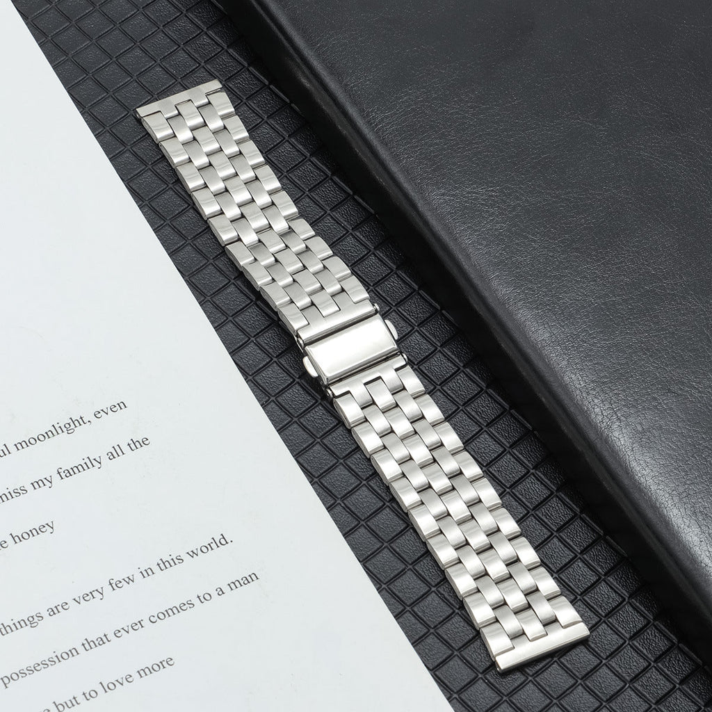 Colorful Five-bead Stainless Steel Strap