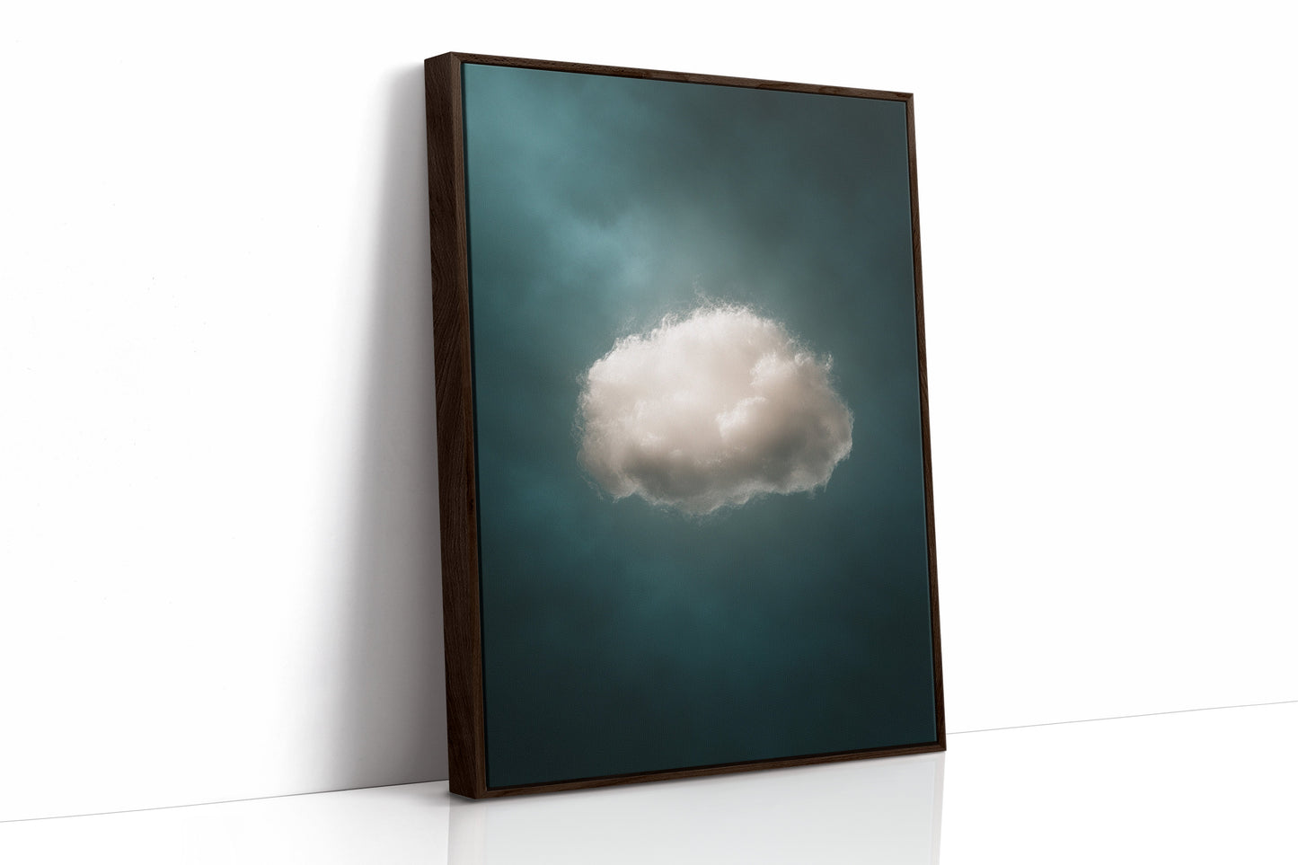 A Single Cloud in Emerald Light