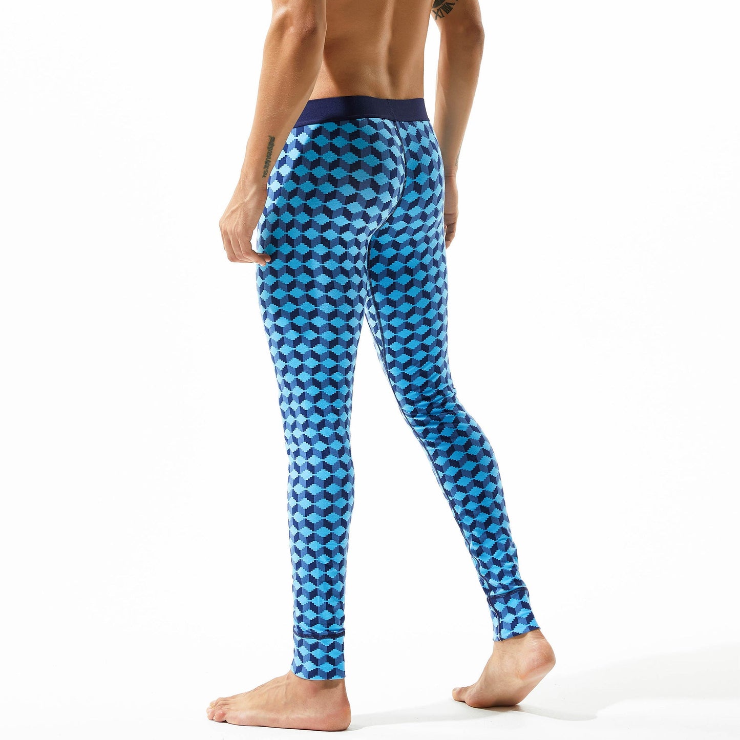 Men's Elastic Breathable Cotton Thermal Long Johns
