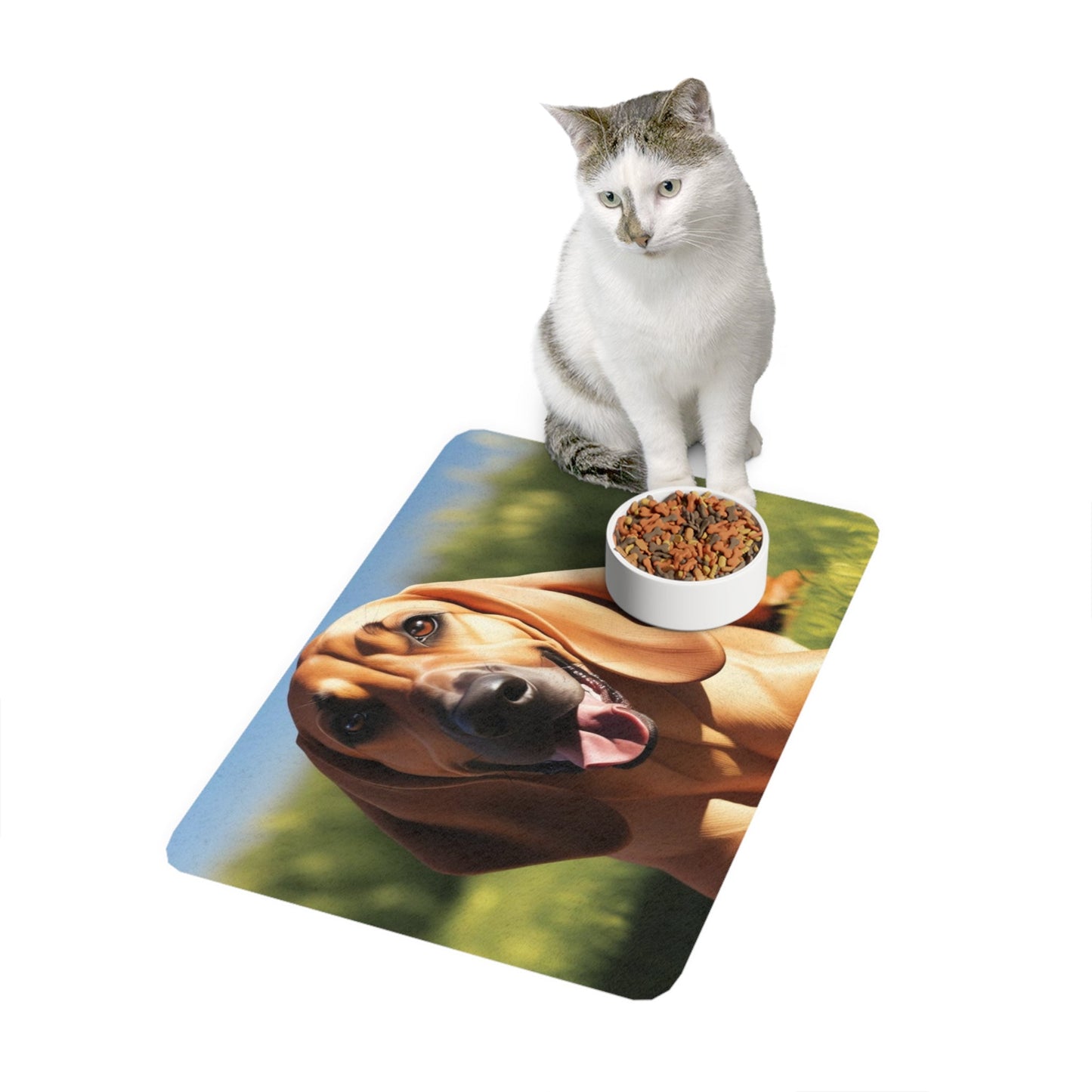 Non-Slip Pet Food Mat – Waterproof Feeding Mat for Dogs