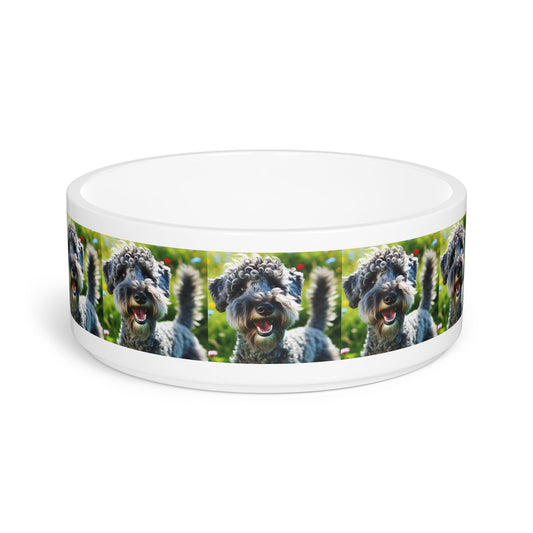 Ceramic Pet Bowl – 16 oz Dog Feeding Bowl