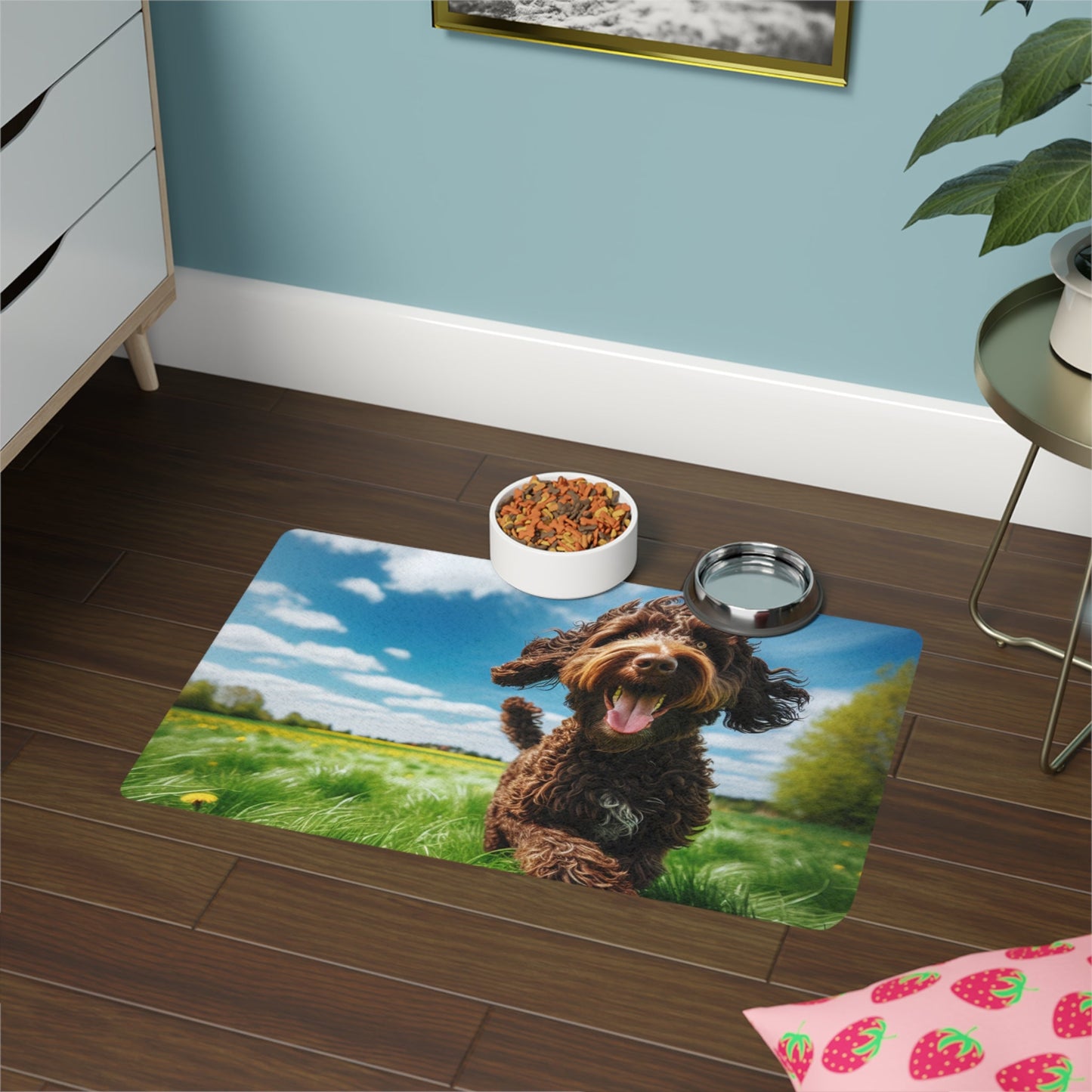 Non-Slip Pet Food Mat – Waterproof Feeding Mat for Dogs