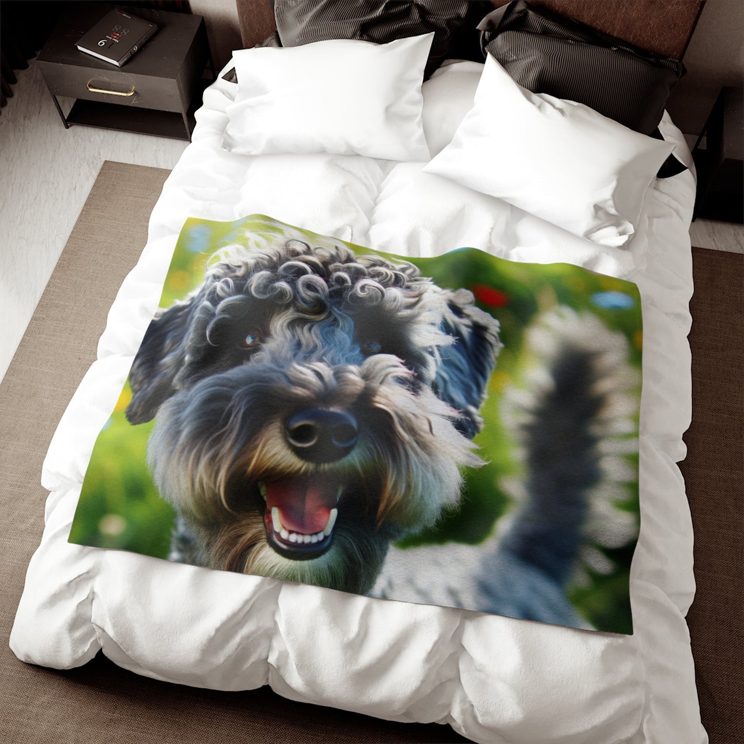 Sweatshirt Blanket – Plush Fleece Throw, 2 Size Options