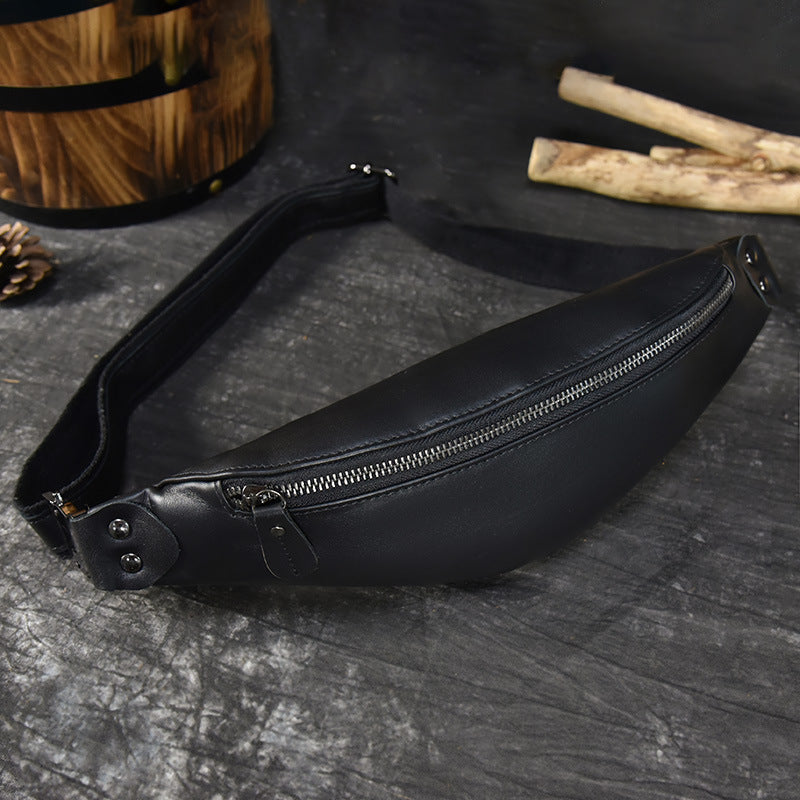 Leather Phone Messenger Bag Men's Fashion