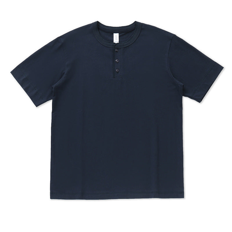 Men's Mandarin-collar Long-sleeve Shirt