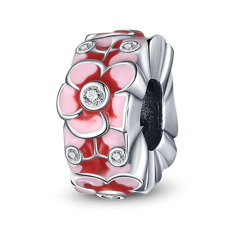 Round Clip-bead DIY Bracelet Accessories, Fashionable Beading Components