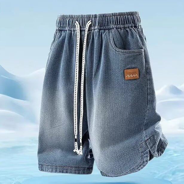 Trendy American-style Summer Slim-fit Denim Shorts