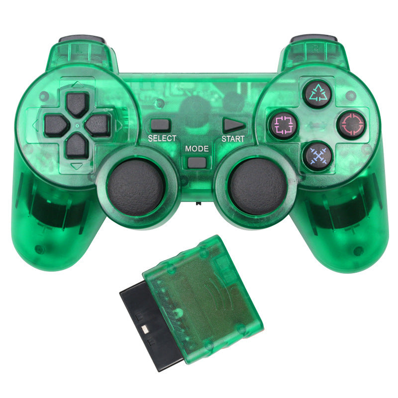 Transparent Eye Catching Wireless Dual Shock Bluetooth Joystick Gamepad Console Controller Compatible With PC Laptop