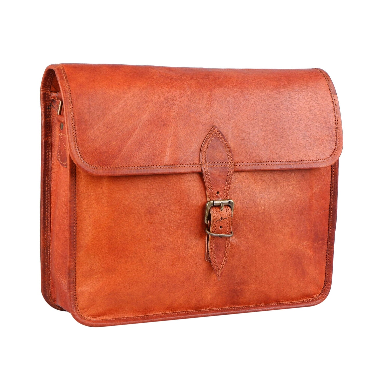 Die Mascot Leder-Messenger-Tasche