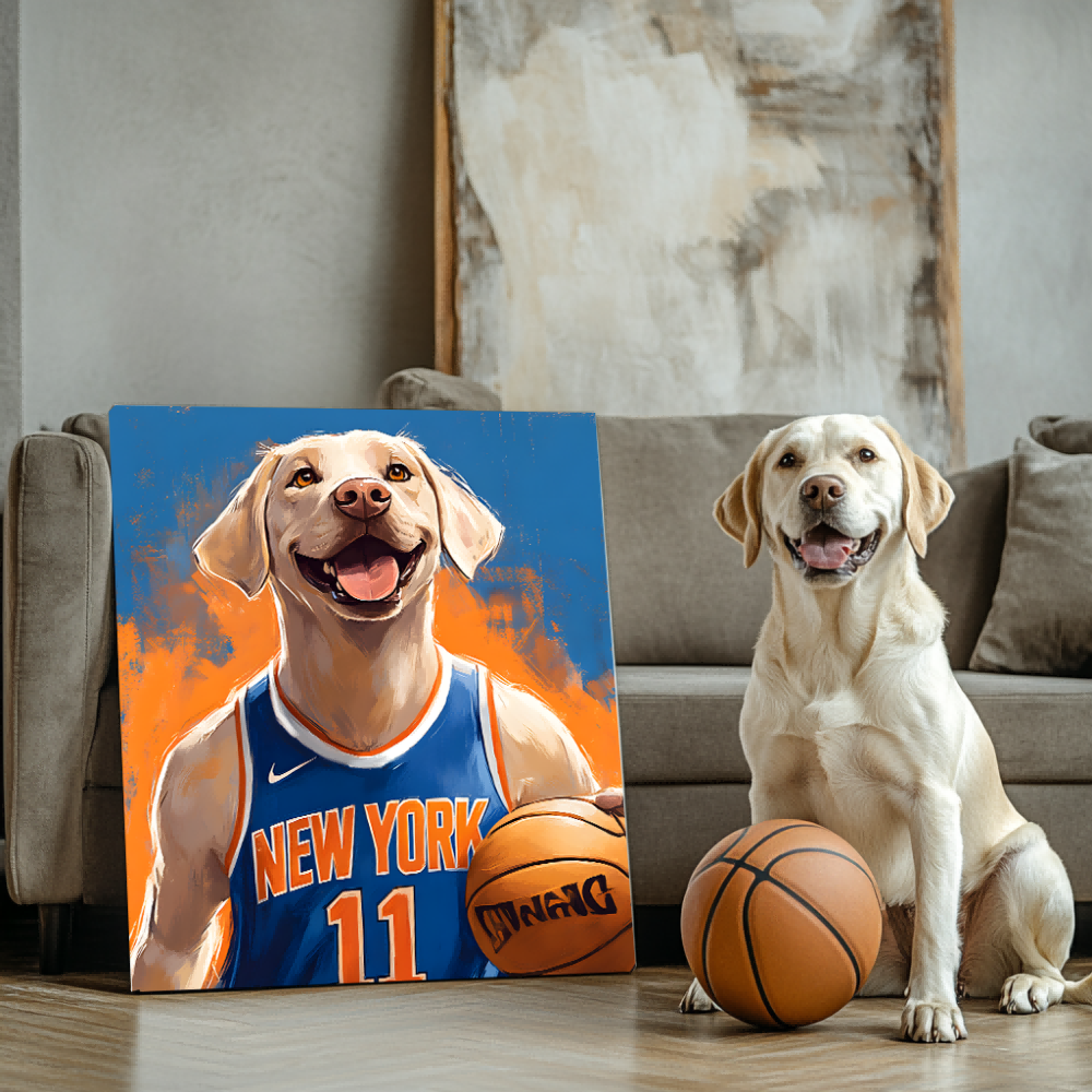 Basketball Legends : Portrait texturé édition animaux de compagnie