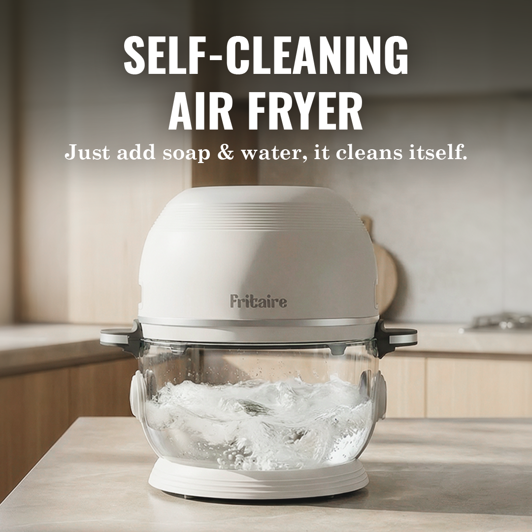 Fritaire Self-Cleaning Air Fryer™ | Non-Toxic 9-in-1 Glass Bowl | Lavender
