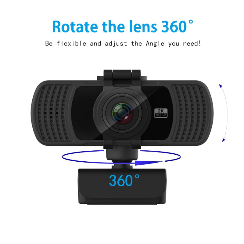 Webcam Real 1080P 200W Pixels Full Hd 110° Wide Angle Camera with Microphone Tripod for Video Widescreen Pro Streaming Webcam for Recording Calling Conferencing And Gaming