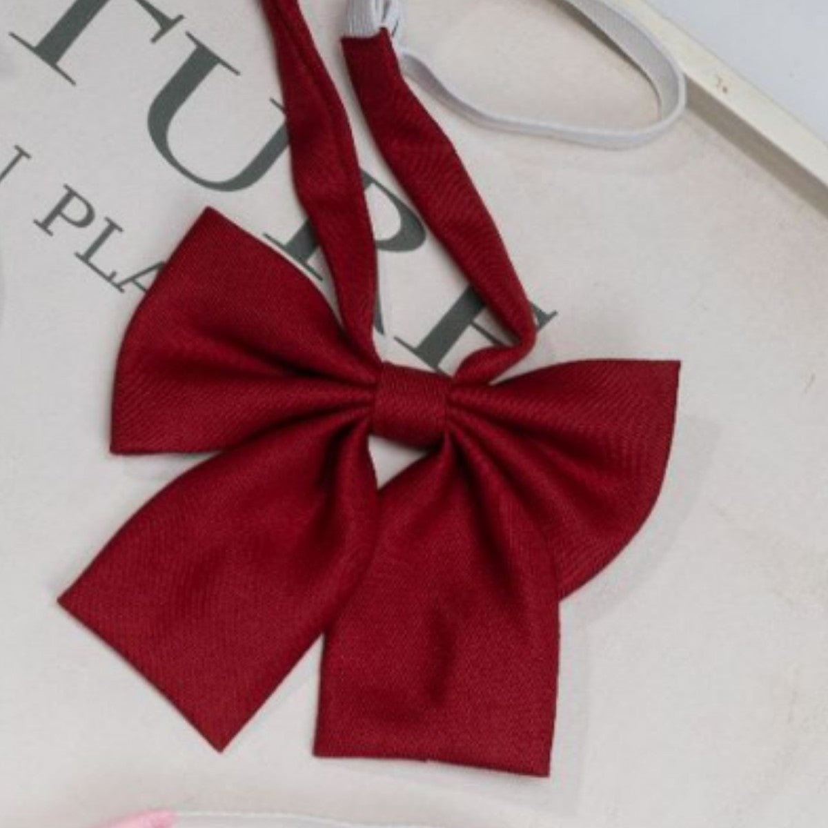 Solid Color Knot Free Student Uniform Tie Pin