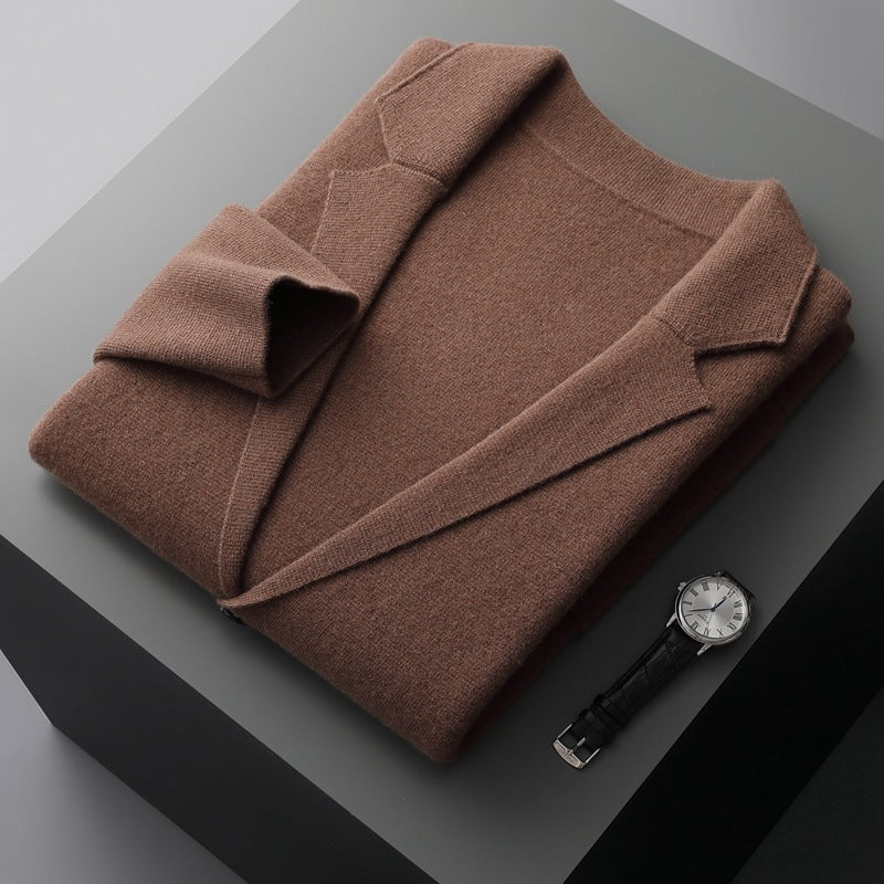 Cardigan Male V-neck Cardigan Knitted