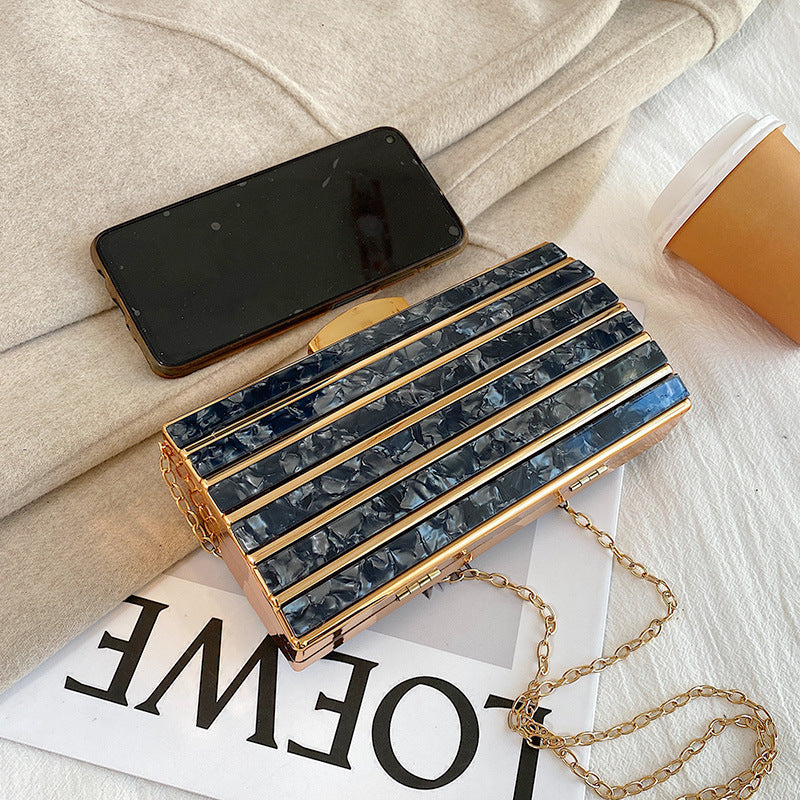Women's High-end Patch Acrylic Evening Bag