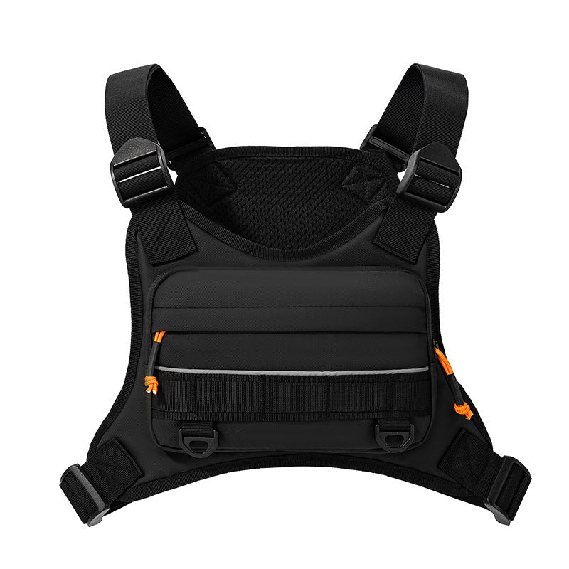 Mens New-Style Functional Vest With Pockets Sports Travel Bag