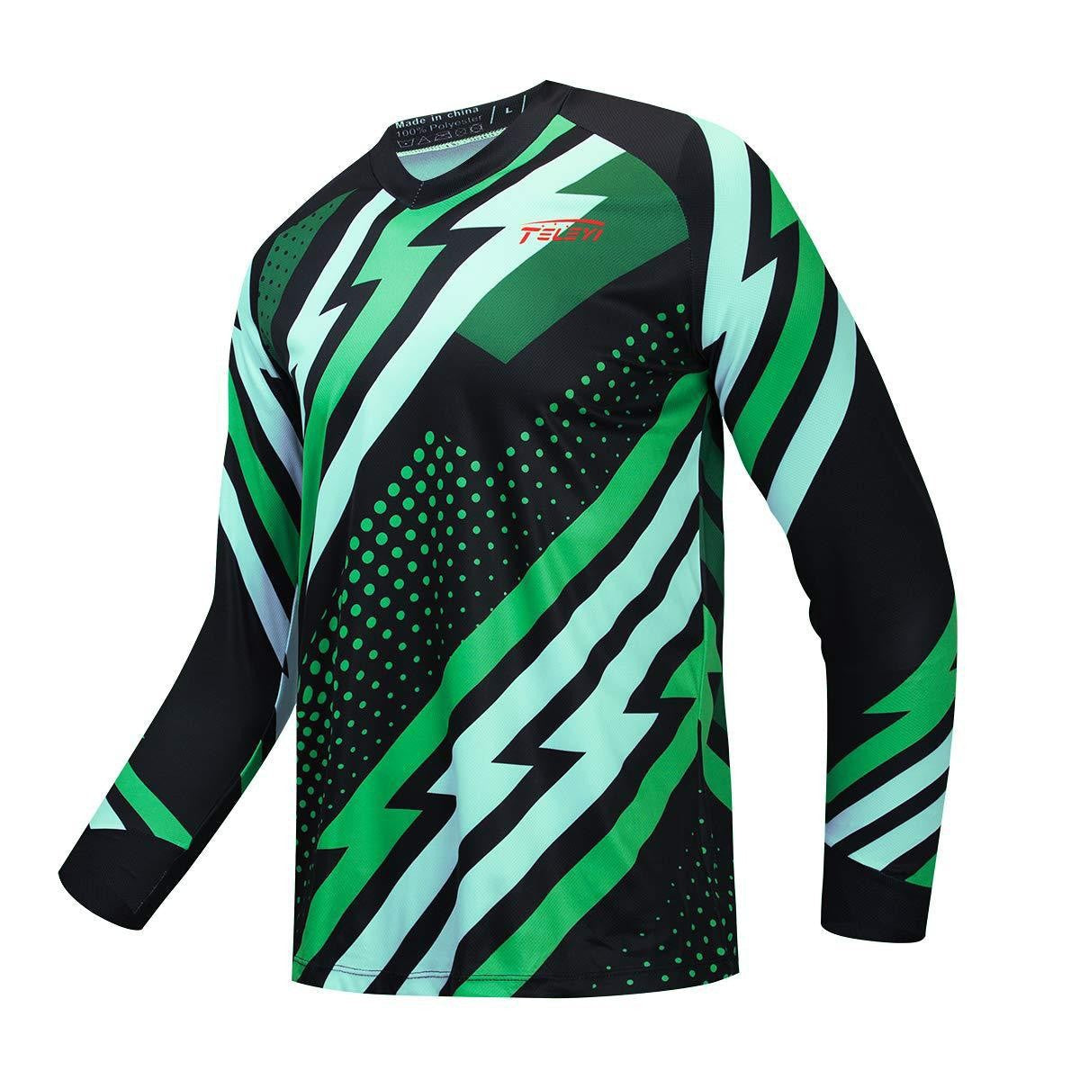 V-neck 3D Digital Print Long Sleeve
