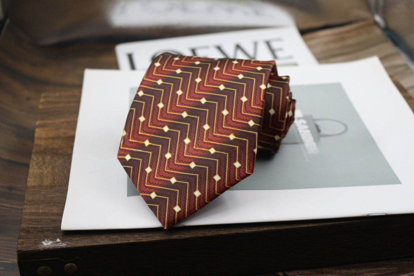 9cm Business Formal Wide-width Tie, Mens Vintage Style