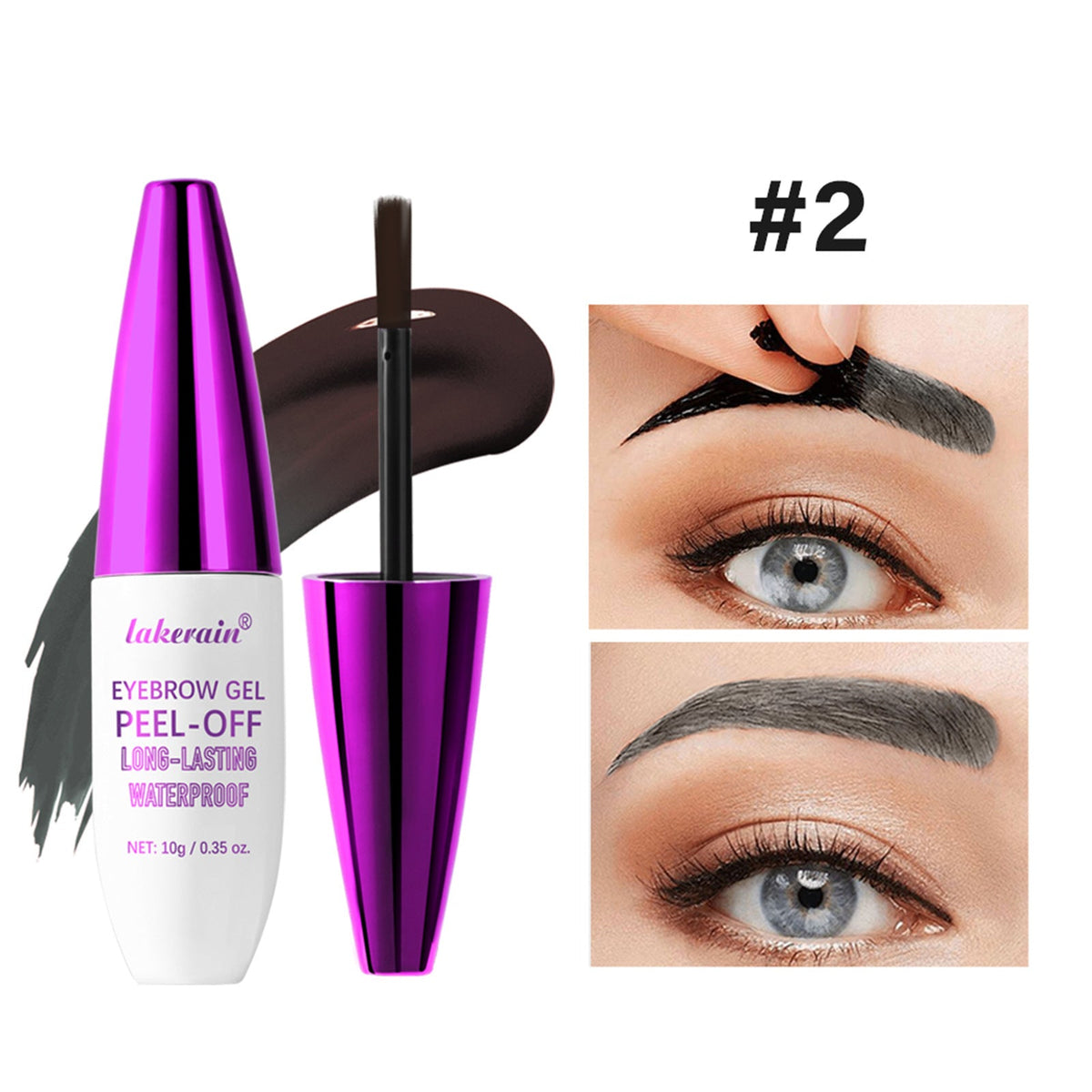 Waterproof And Sweat-proof Easy To Color Tear And Pull Eyebrow Cream