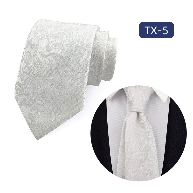 Mens Jacquard Woven Business-casual Tie