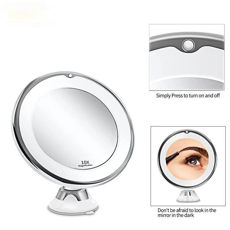 Led Make-up Mirror With Supplement Light