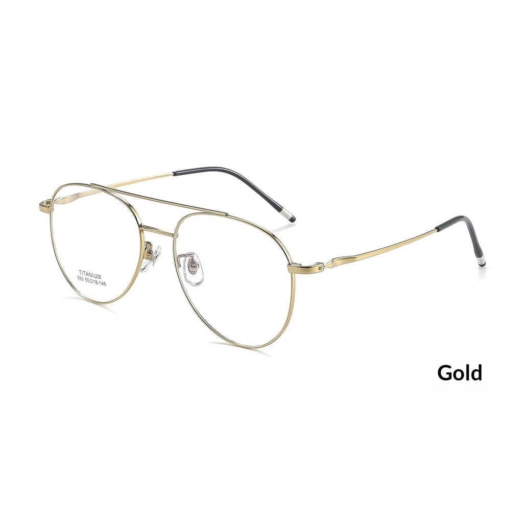 Retro Titanium-frame Fashion Glasses