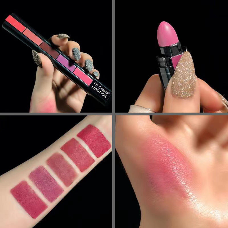 Velvet Matte Lipstick Set 5 Colors