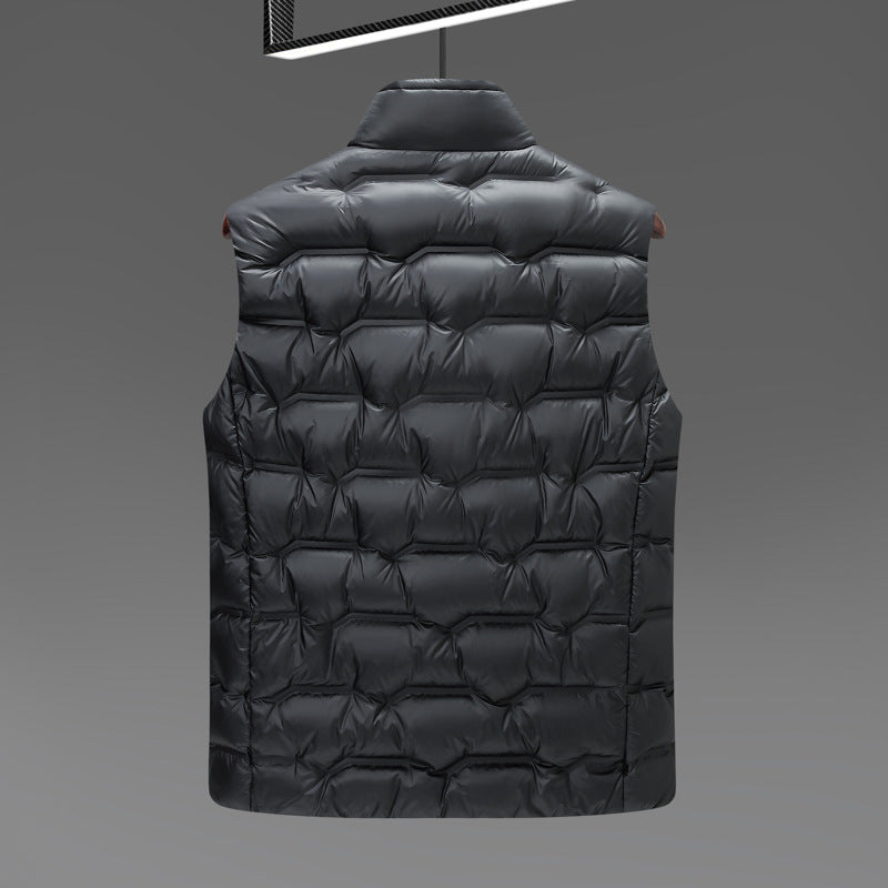 Men's Warm Sleeveless Down Vest For Young People