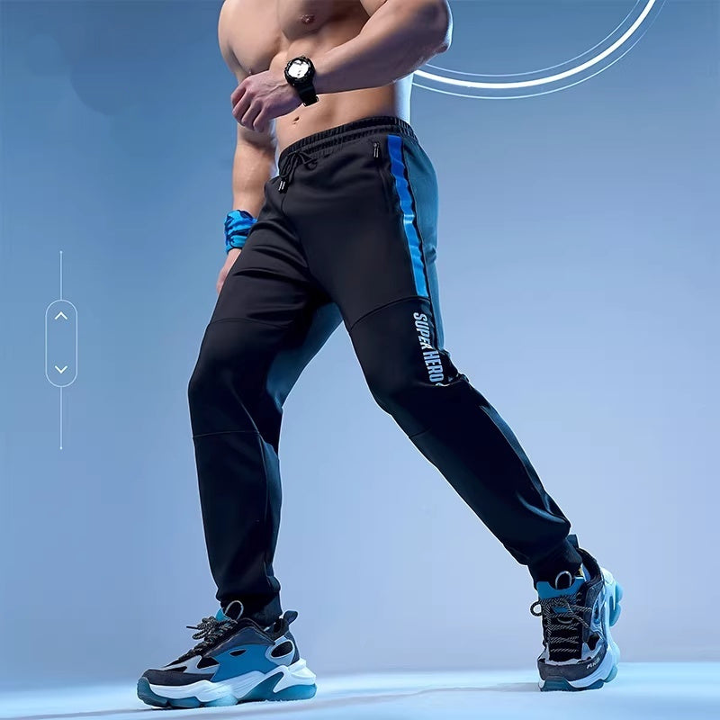 MoLiFang Trendy Brand Mens Fleece-lined, Thickened Sweatpants