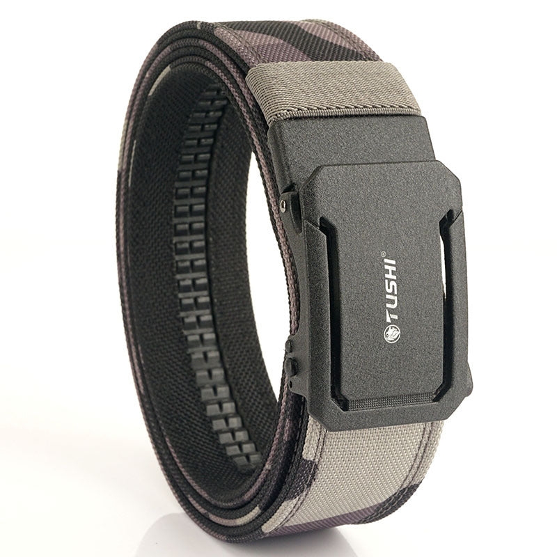 Mens Double-Layer Thickened Tactical Belt