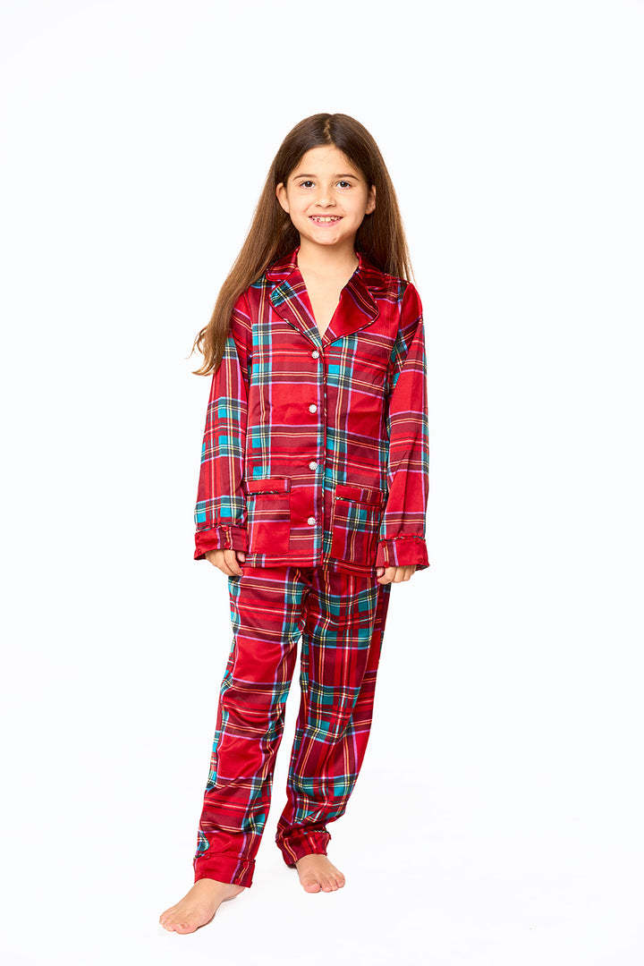 European And American Christmas Pajamas Suit Printed Homewear Children